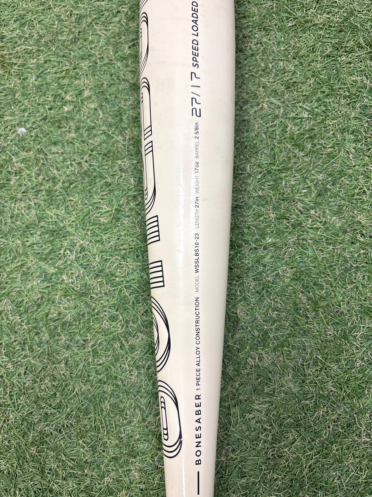 Used 2023 Warstic Bonesaber Alloy 27/17 USSSA Certified Drop 10