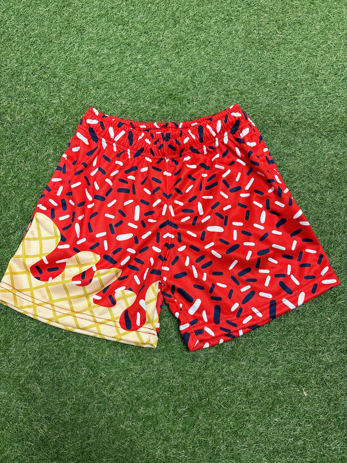 Cherokee Red Drip Shorts