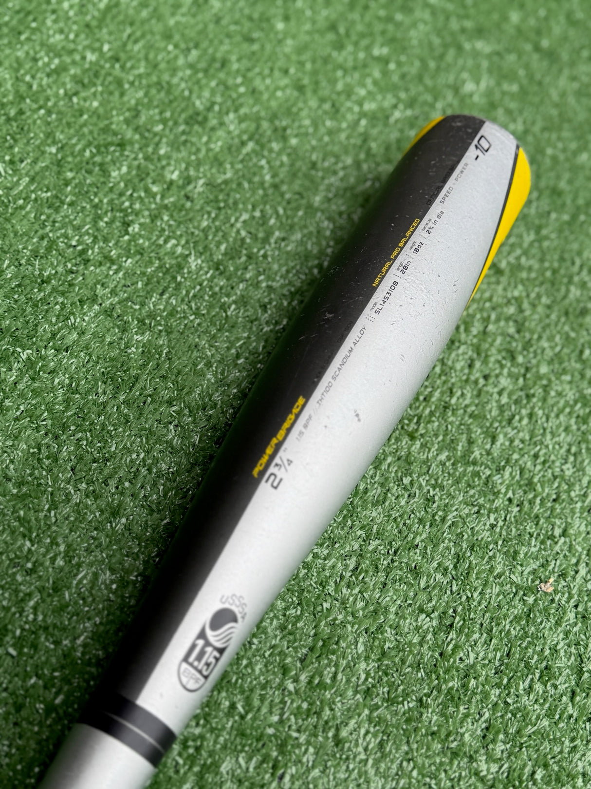 Used Easton S3 28/18 USSSA Certified Drop 10