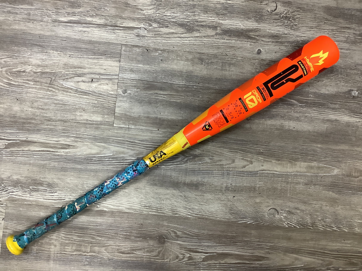 Used 2025 Easton Hype Fire 30/20 USA Bat Certified Drop 10
