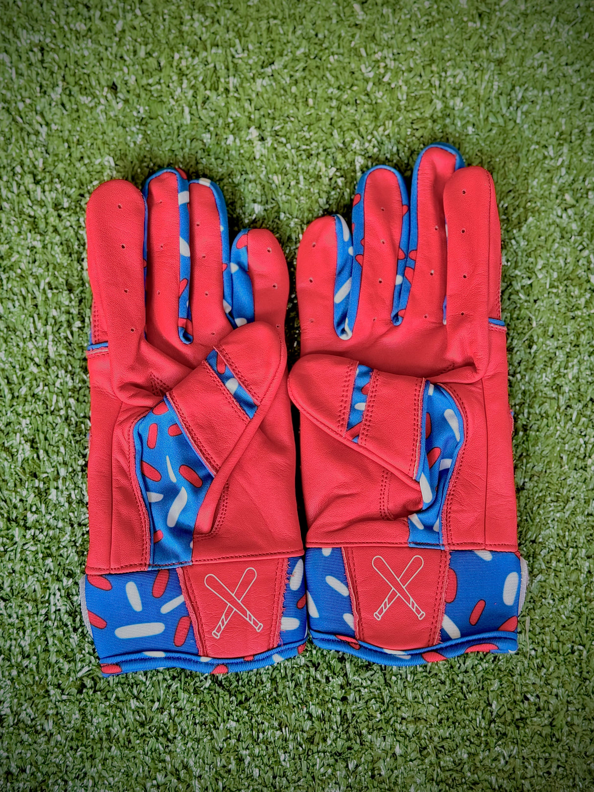 Drop Zone Sprinkle Series Short Cuff Batting Gloves - America