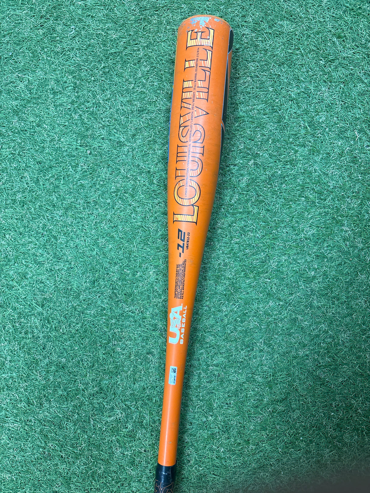 Used 2023 Louisville Slugger Atlas 28/16 USA Bat Certified Drop 12