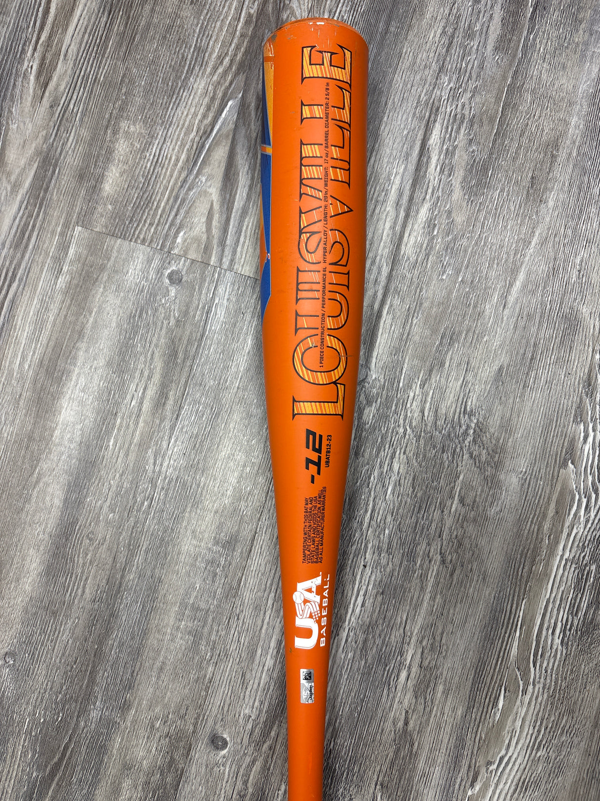 Used 2023 Louisville Slugger Atlas 29/17 USA Bat Certified Drop 12