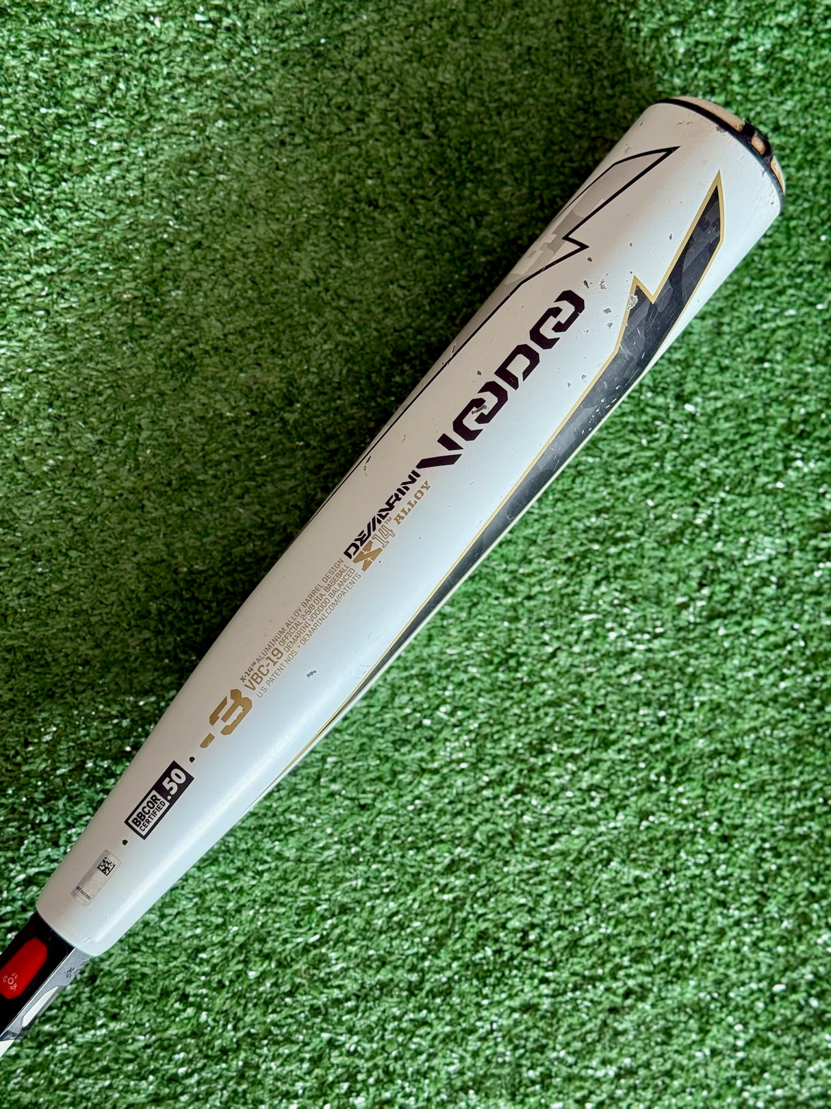 Used 2019 DeMarini Voodoo Balanced 31/28 BBCOR Certified Drop 3
