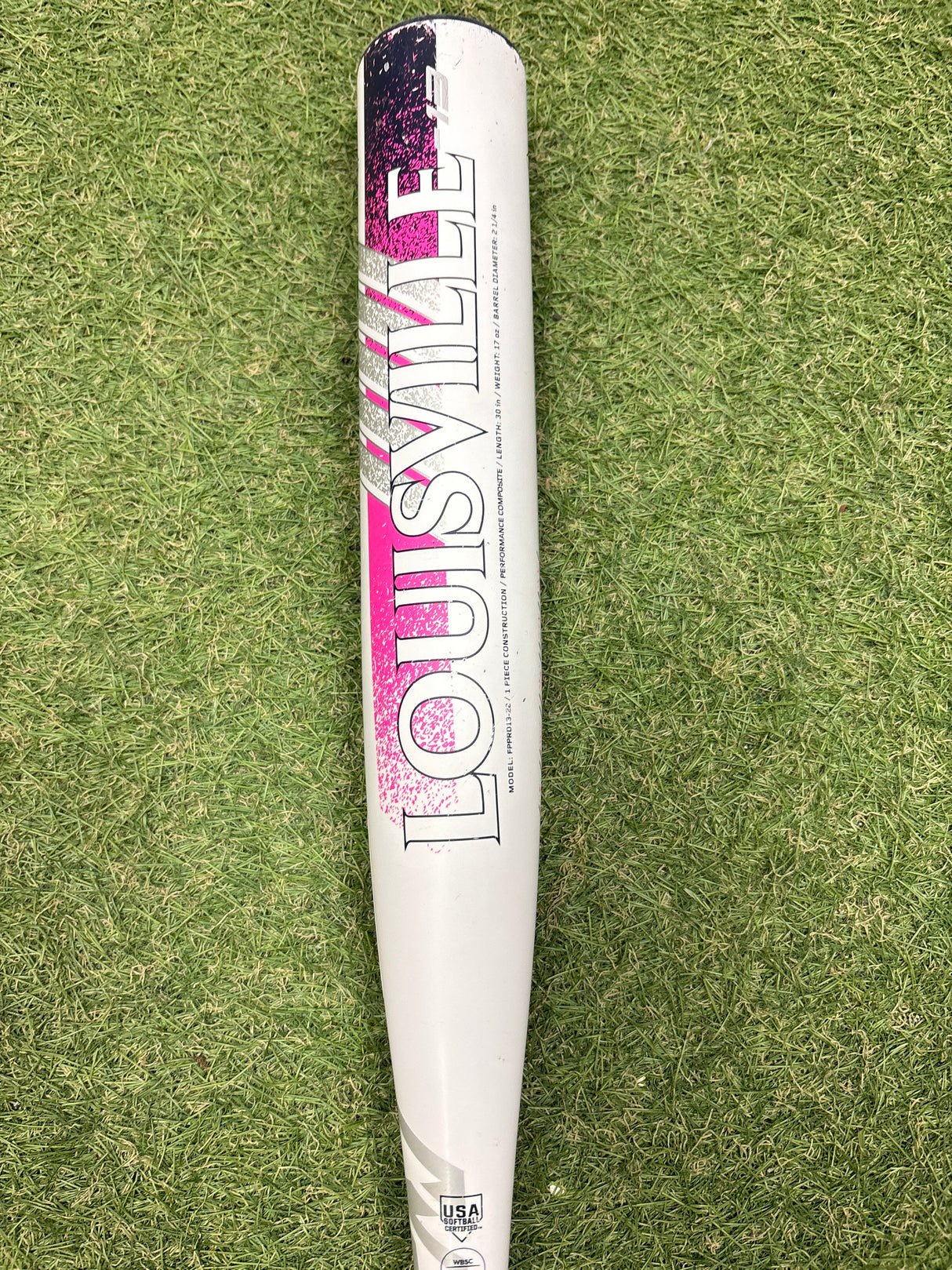 Used 2022 Louisville Slugger Proven 30/17 Fastpitch Bat