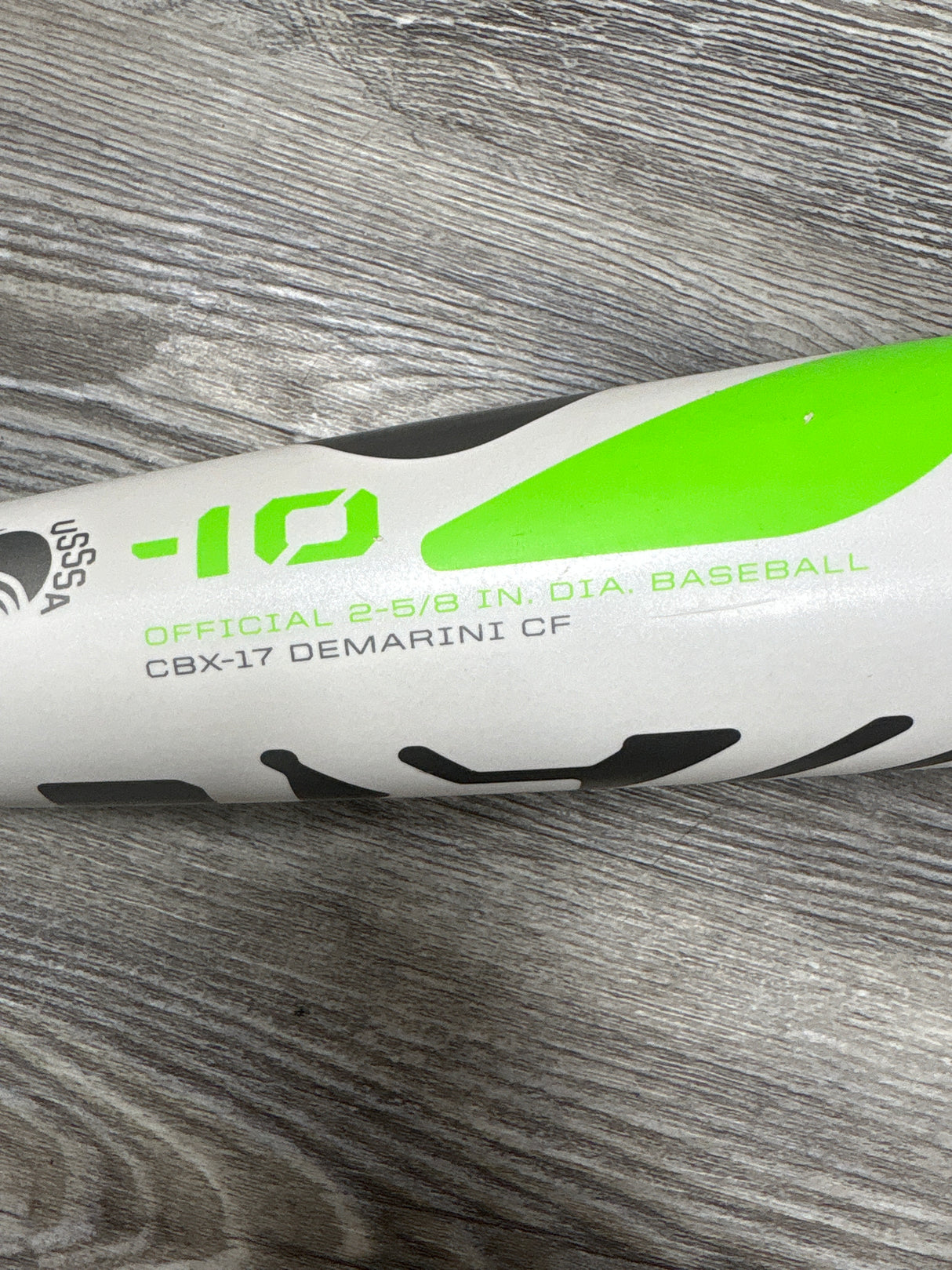 Used 2017 DeMarini Green Zen "The Goat" 32/22 USSSA Certified Drop 10