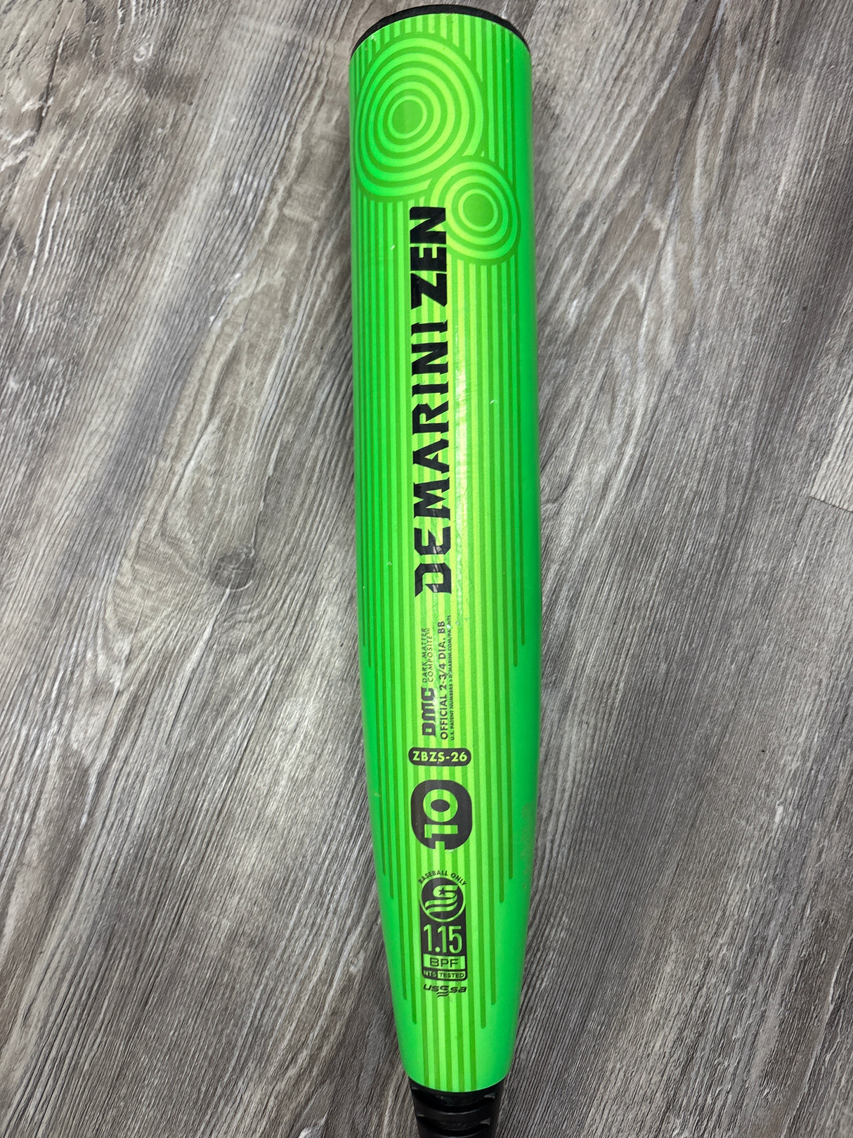 Used 2026 DeMarini Zen 30/20 USSSA Certified Drp 10