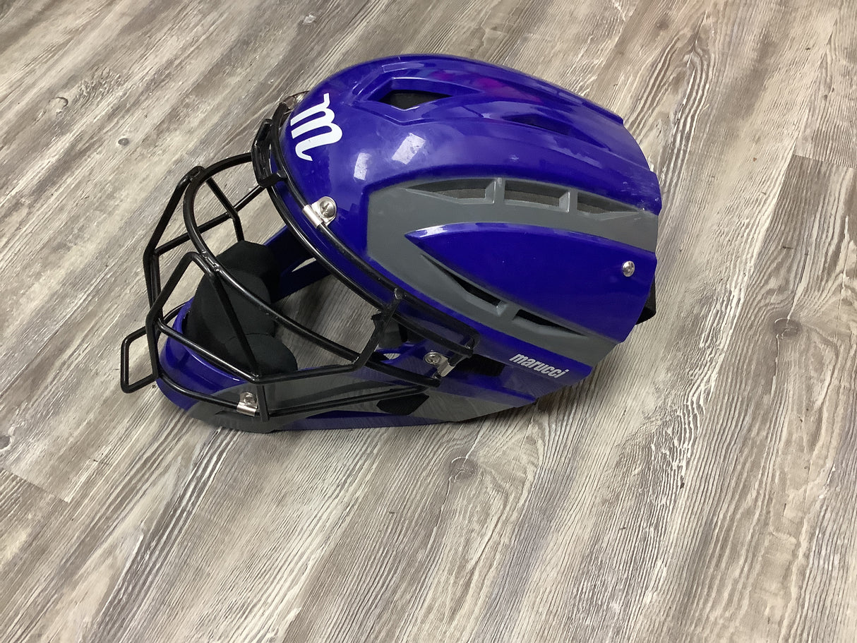 Used Marucci Catchers Helmet - Royal Blue