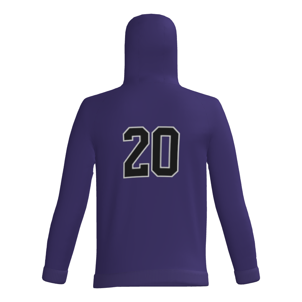 Alcoa Vipers Purple Lineup Fleece DTF Hoodie