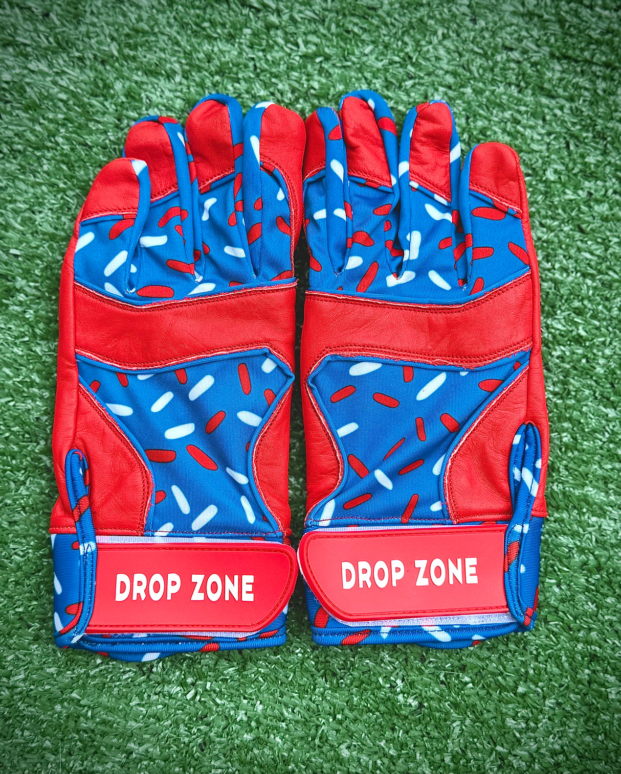 Drop Zone Sprinkle Series Short Cuff Batting Gloves - America