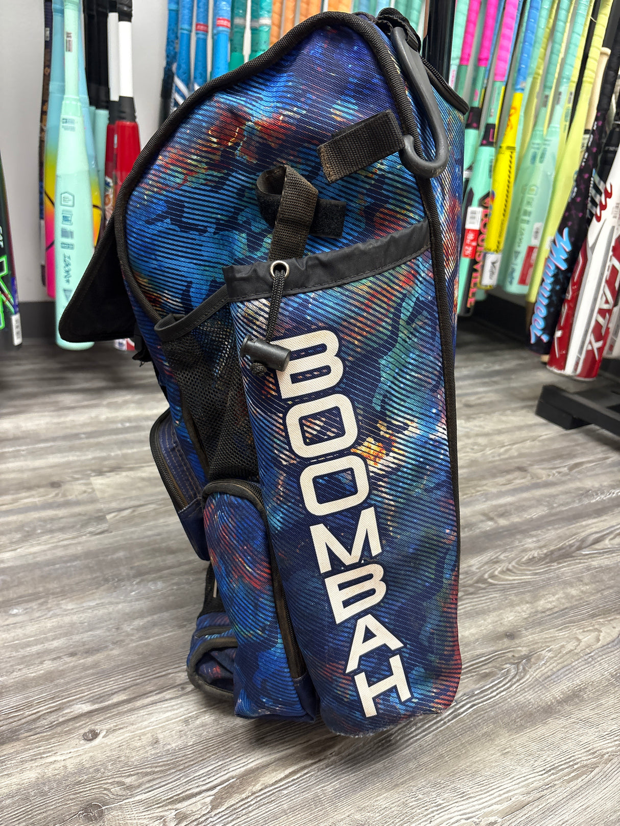 Used Boombah Roller Bag - Blue Tie Dye