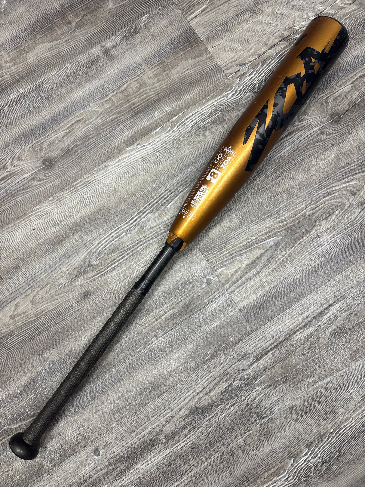 Used 2022 DeMarini Zoa 31/23 USSSA Certified Drop 8