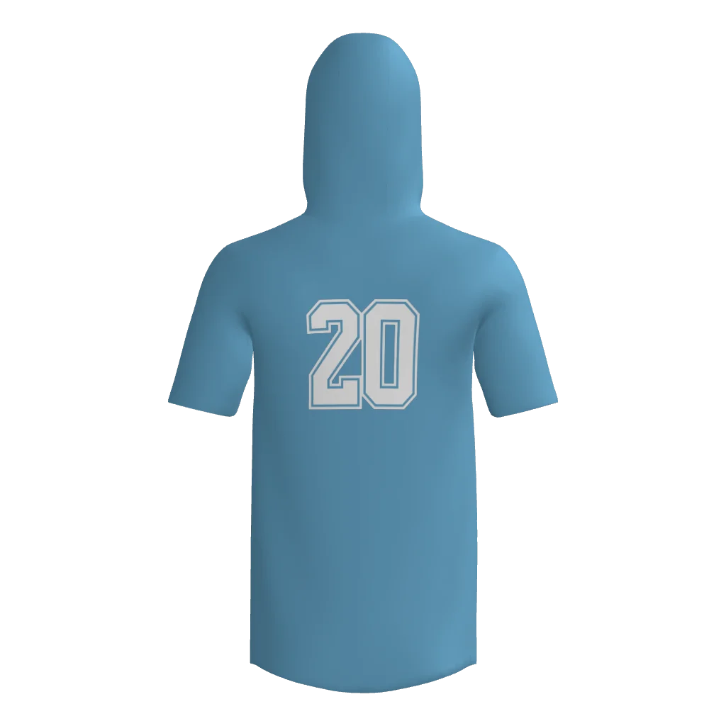 Tristar Elite Blue Short Sleeve Sublimated Hoodie