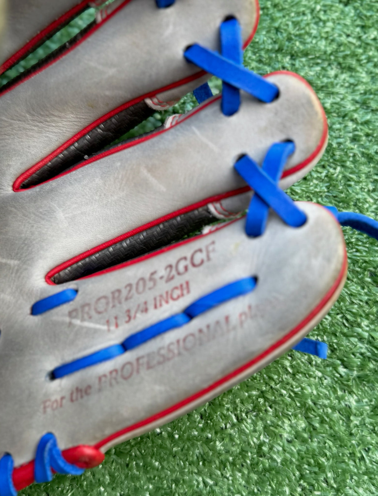 Used Rawlings Heart of the Hide R2G 11.75in I-Web Baseball Glove - USA (Red, White, Blue)