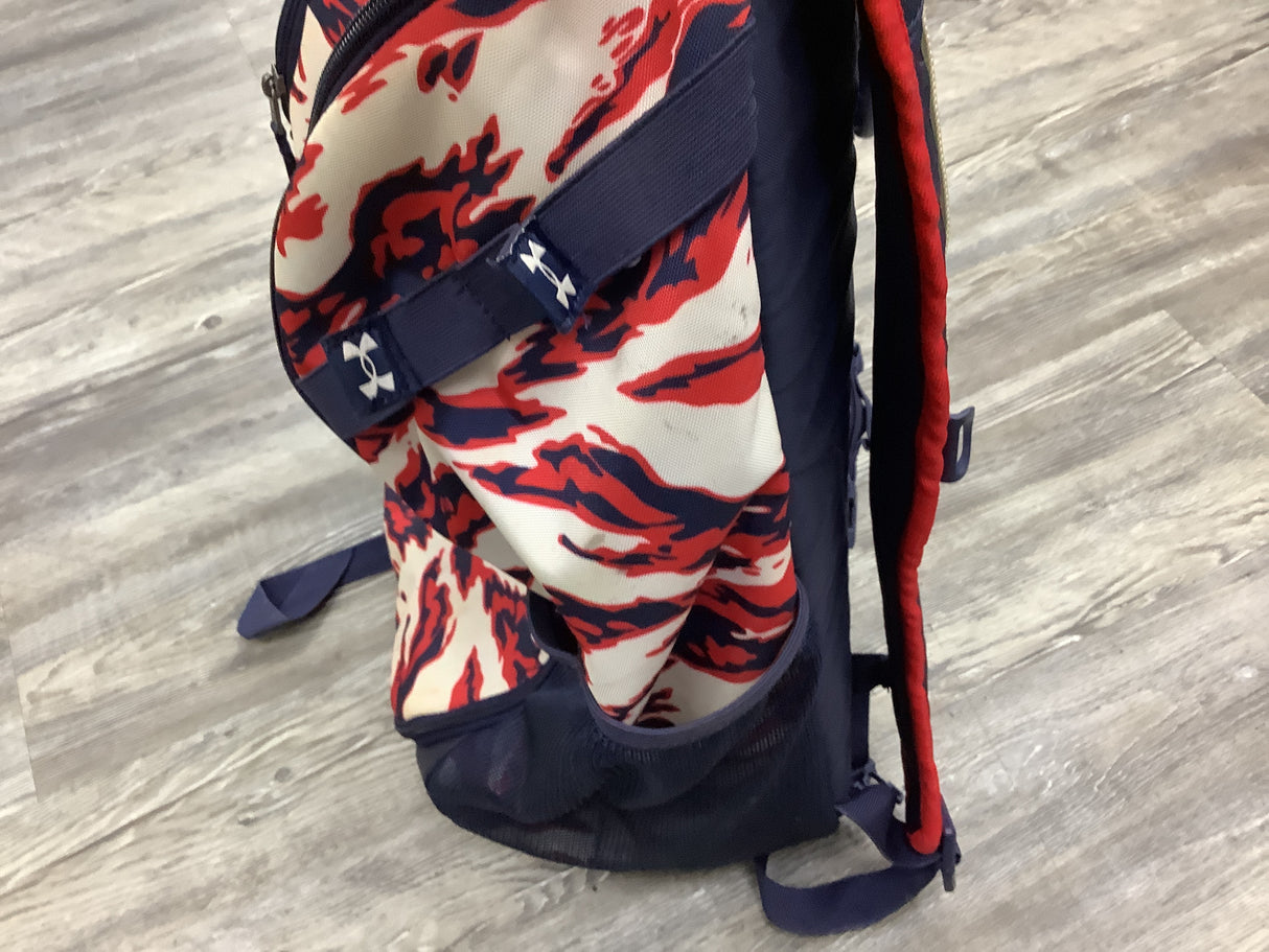 Used Under Armor Utility Baseball Print Backpack