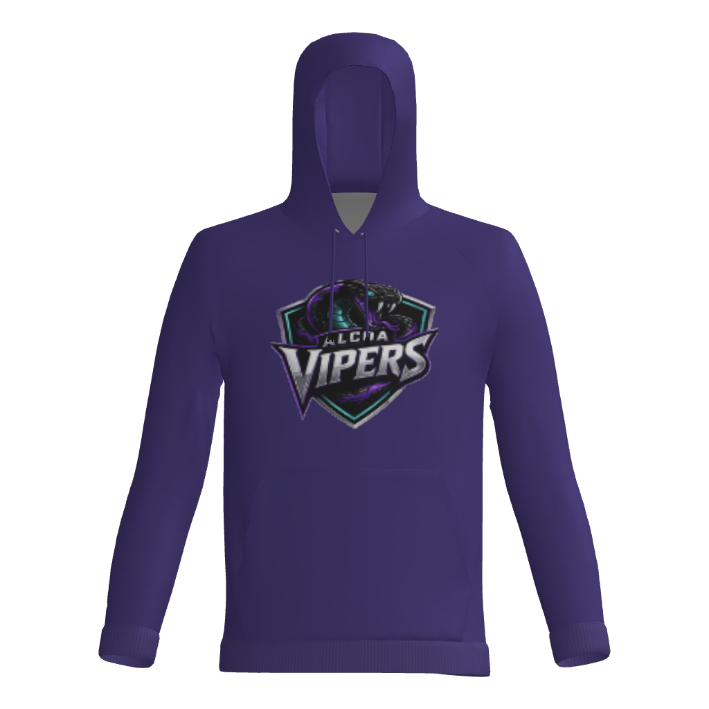 Alcoa Vipers Purple Lineup Fleece DTF Hoodie