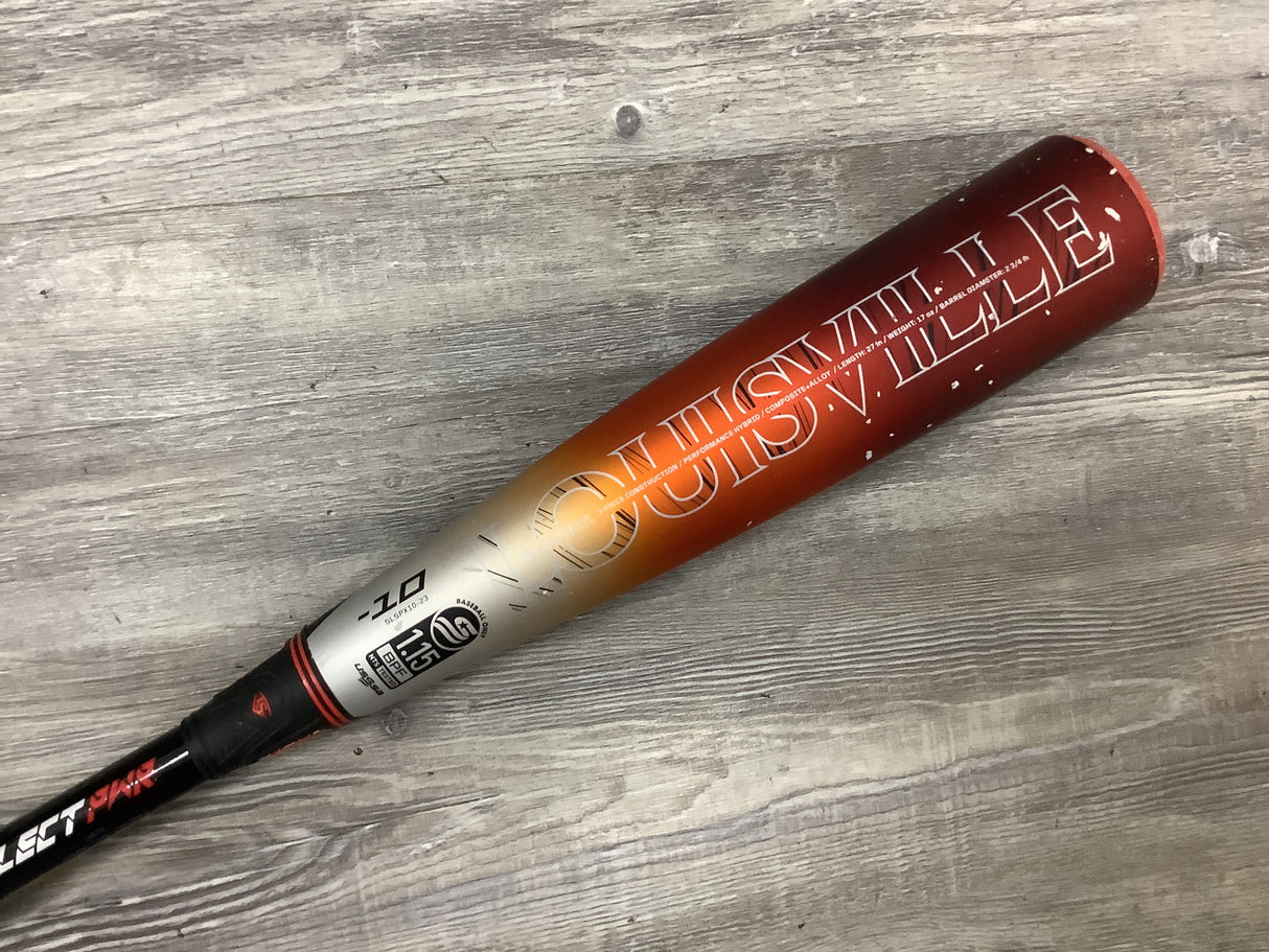 Used 2023 Louisville Slugger Select PWR 27/17 USSSA Certified Drop 10
