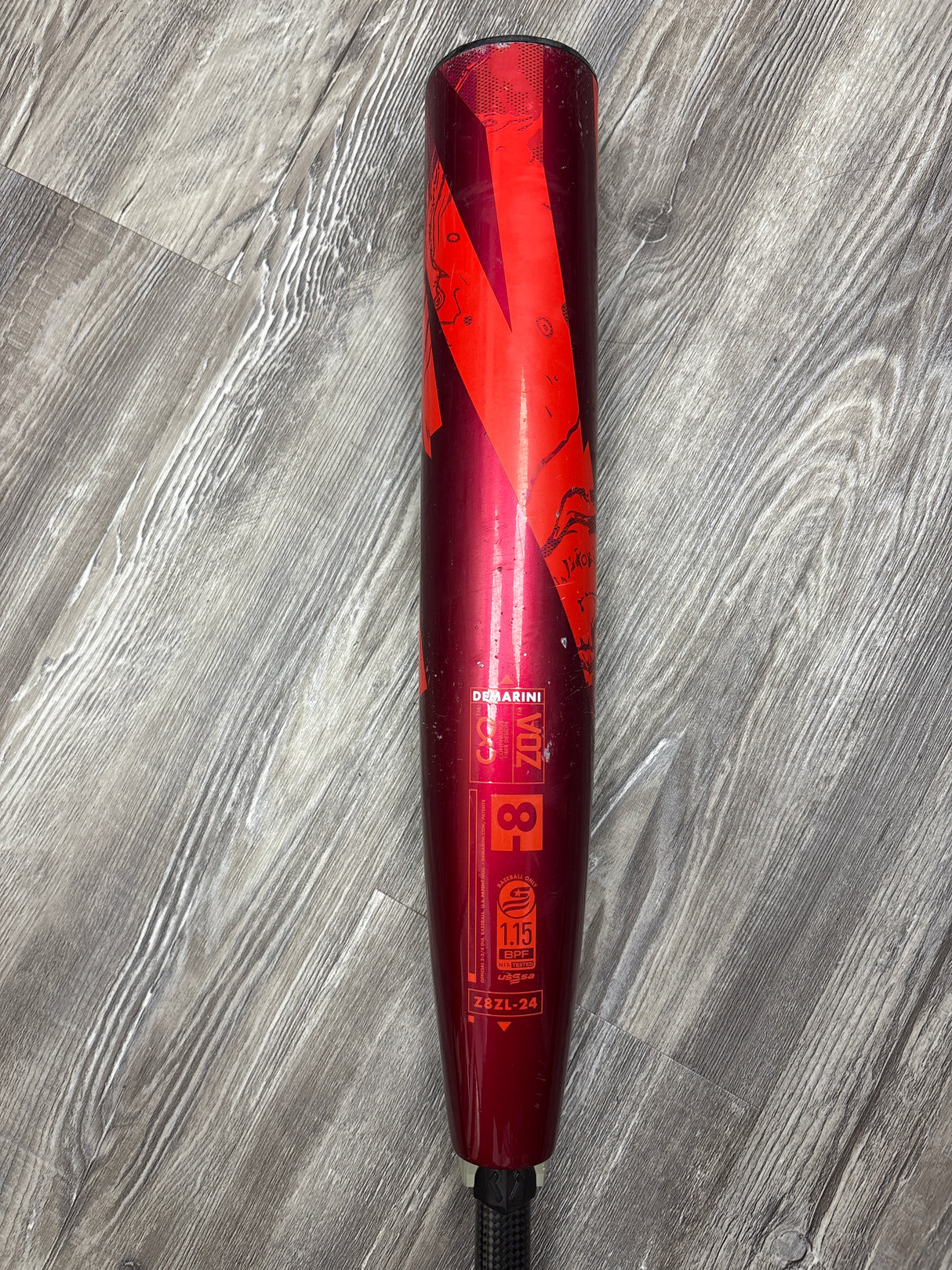 Used 2024 DeMarini Zoa 32/24 USSSA Certified Drop 8