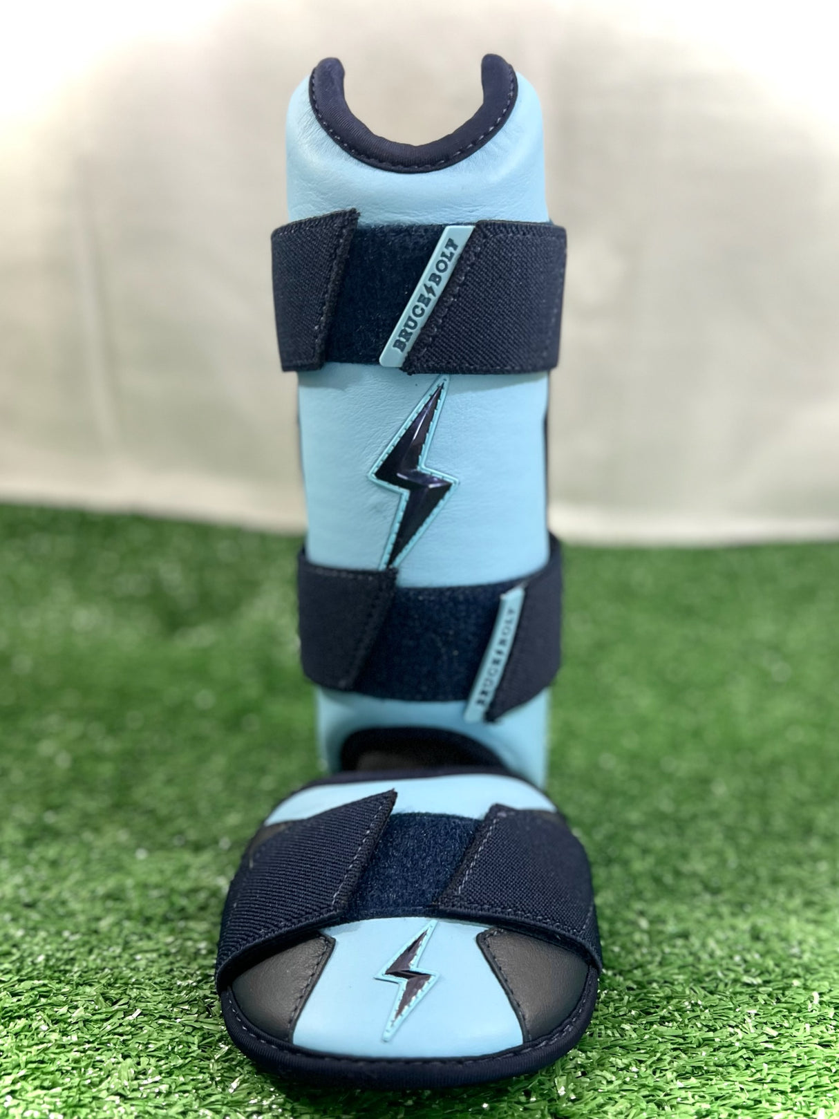 Bruce Bolt Signature Series Youth Size Leg Guard - Carolina Blue
