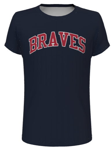 Carter Braves Champro Fan Tee Shirt