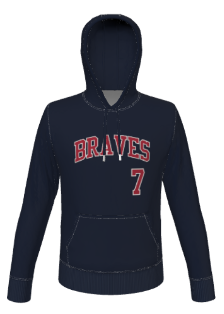 Carter Braves Champro Custom Hoodie