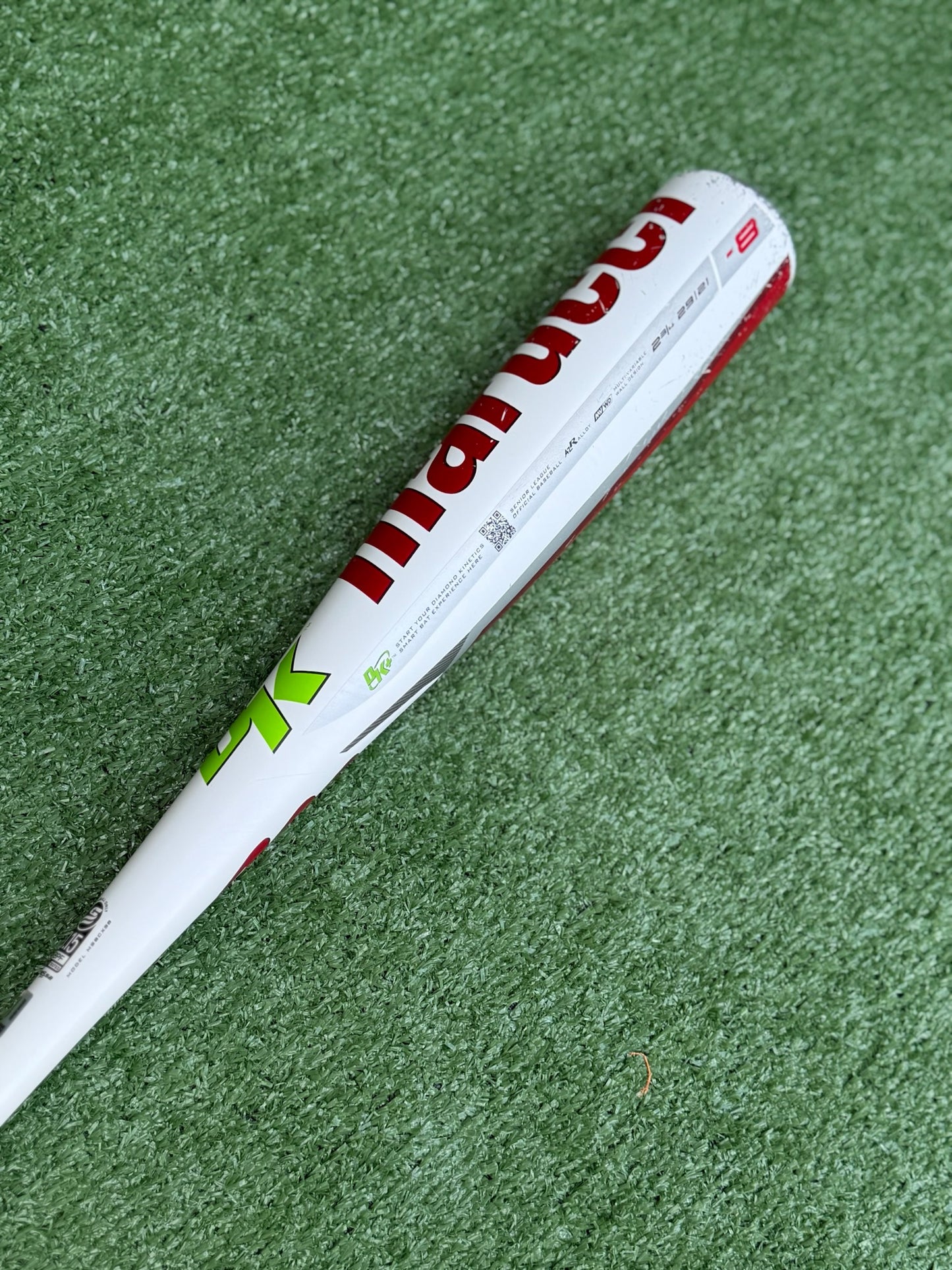 Used 2023 Marucci Cat X DK Smart Bat 29/21 USSSA Certified Drop 8