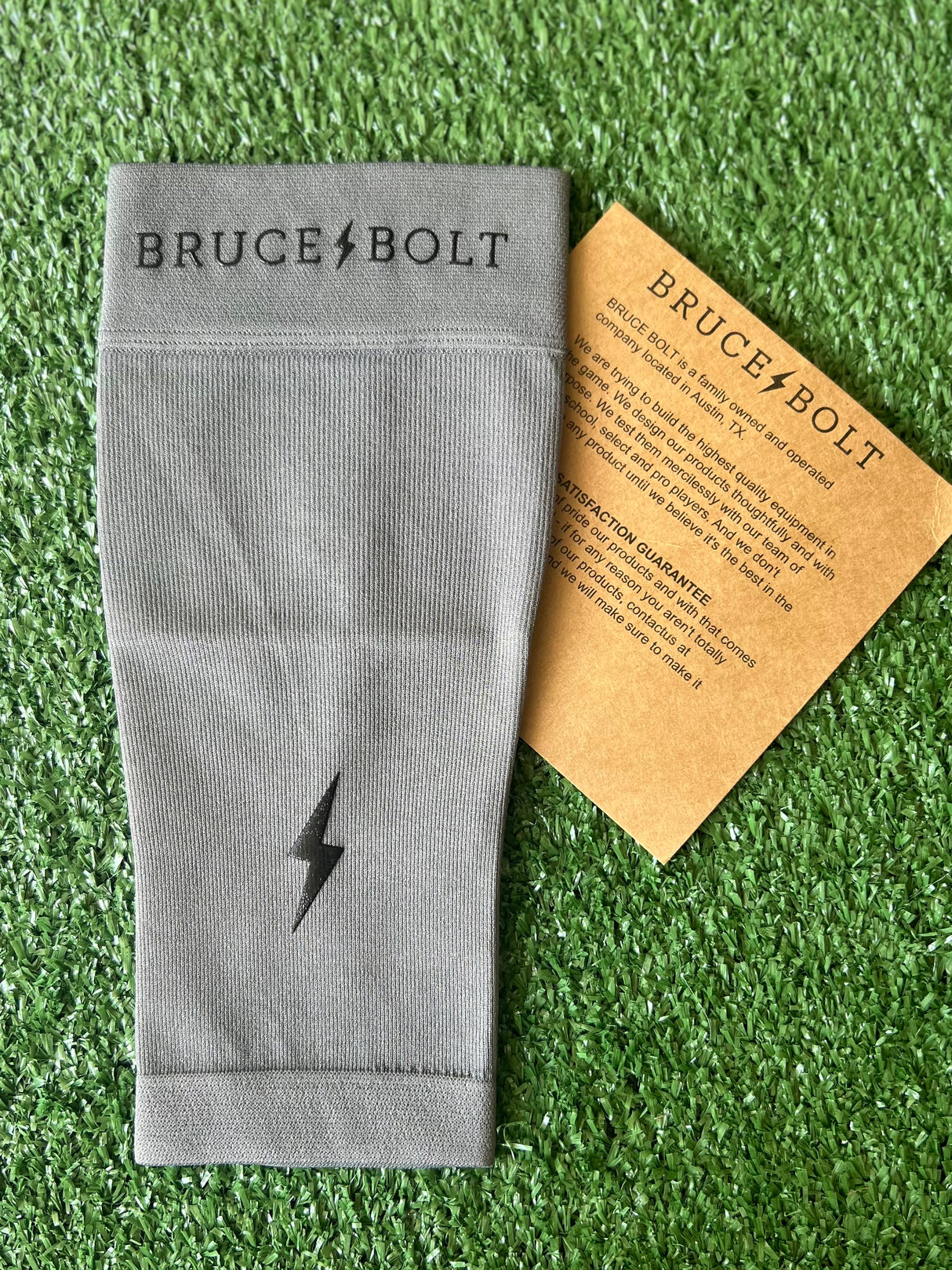 Bruce Bolt Graduated Compression Premium 3/4 Arm Sleeve - Grey