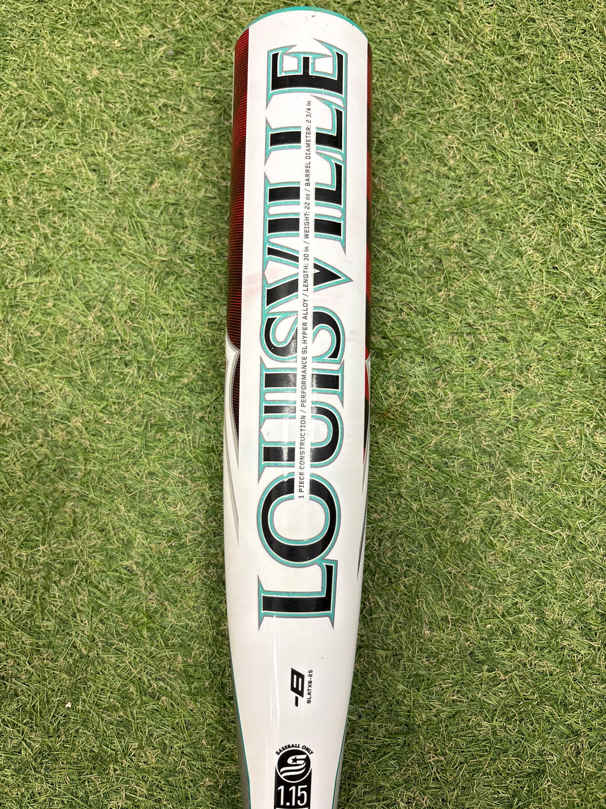 Used 2025 Louisville Slugger Atlas 30/22 USSSA Certified Drop 8