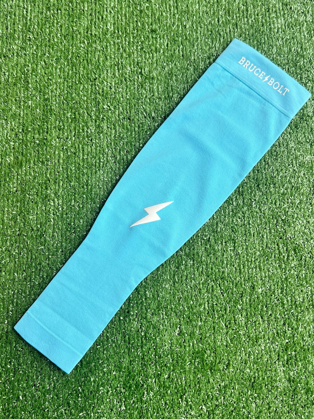 Bruce Bolt Graduated Compression Premium Full Arm Sleeve - Baby Blue
