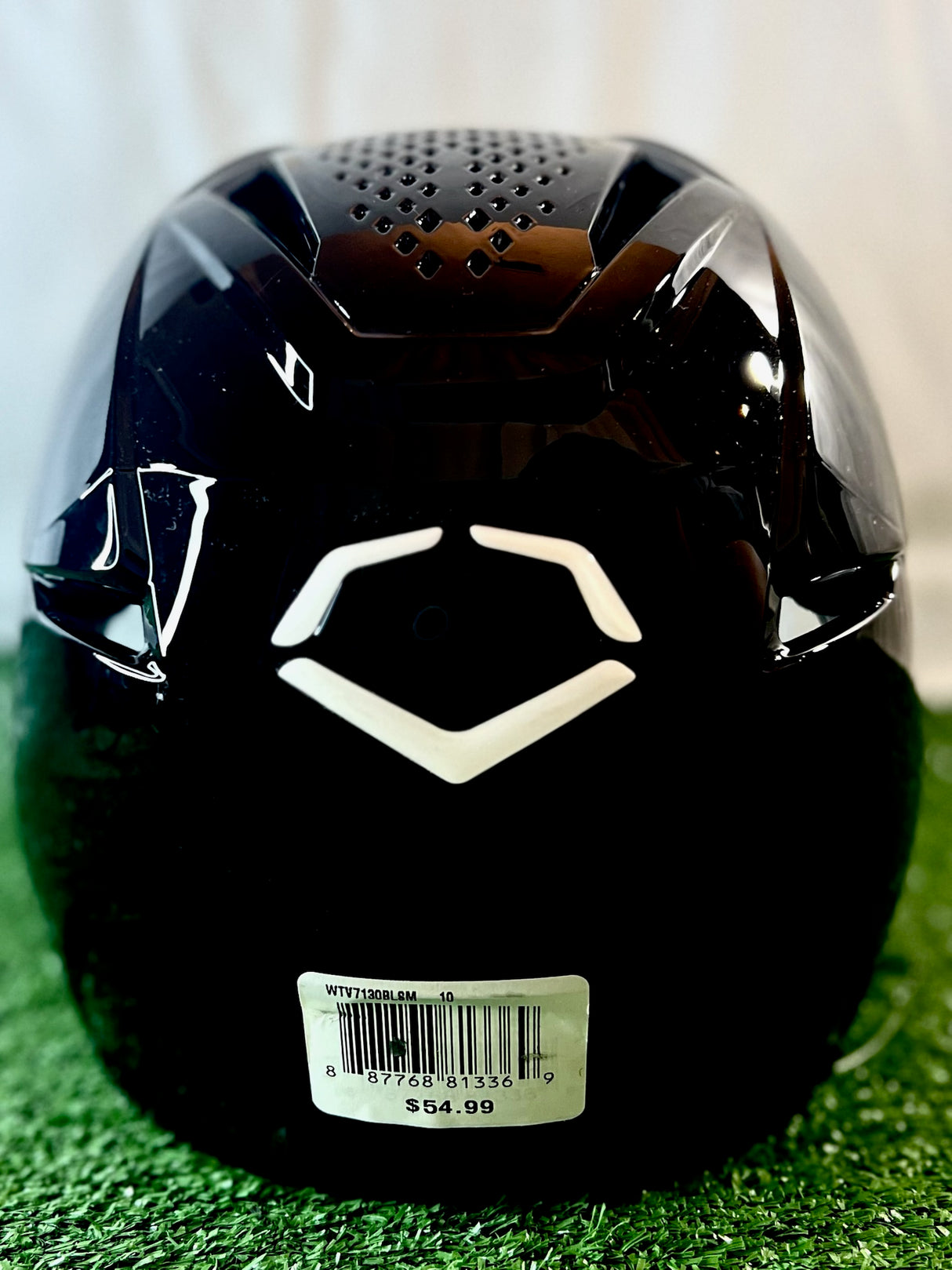 Black EvoShield XVT Batting Helmet with Softball Facemask - S/M