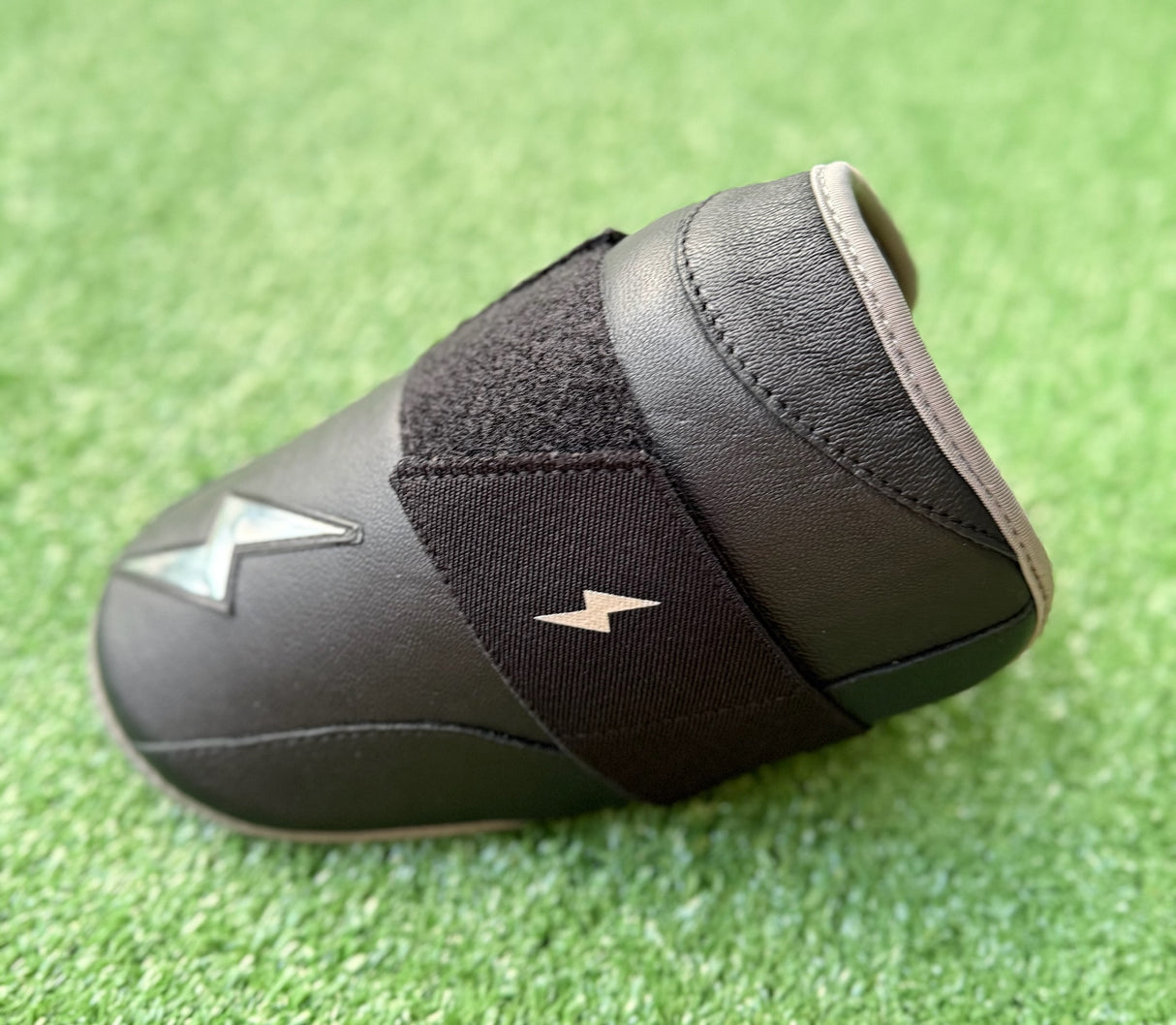 Bruce Bolt Adult Size Elbow Guard - Black Chrome