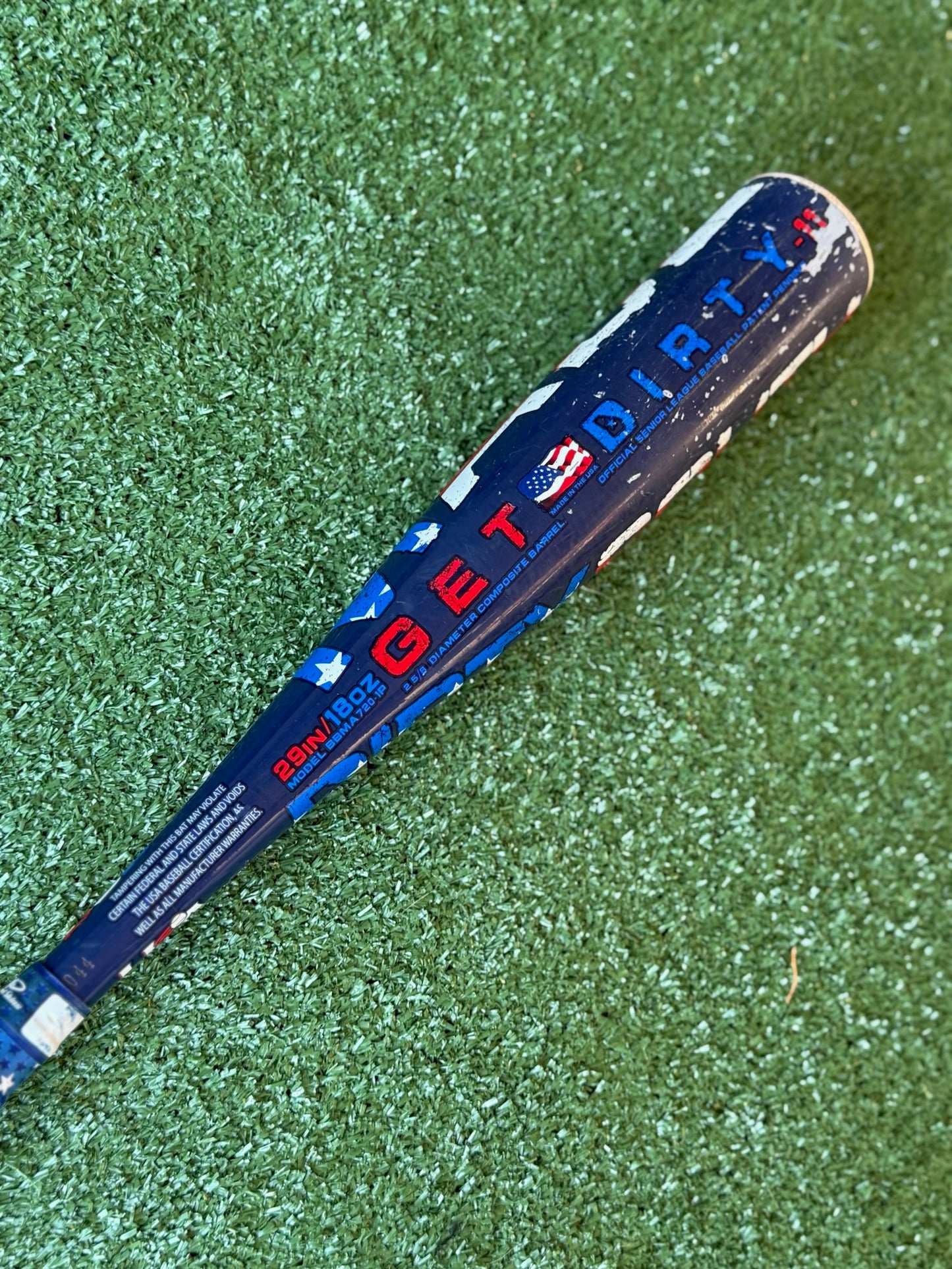 Used 2020 Dirty South Made 29/18 USA Bat Certified Drop 11