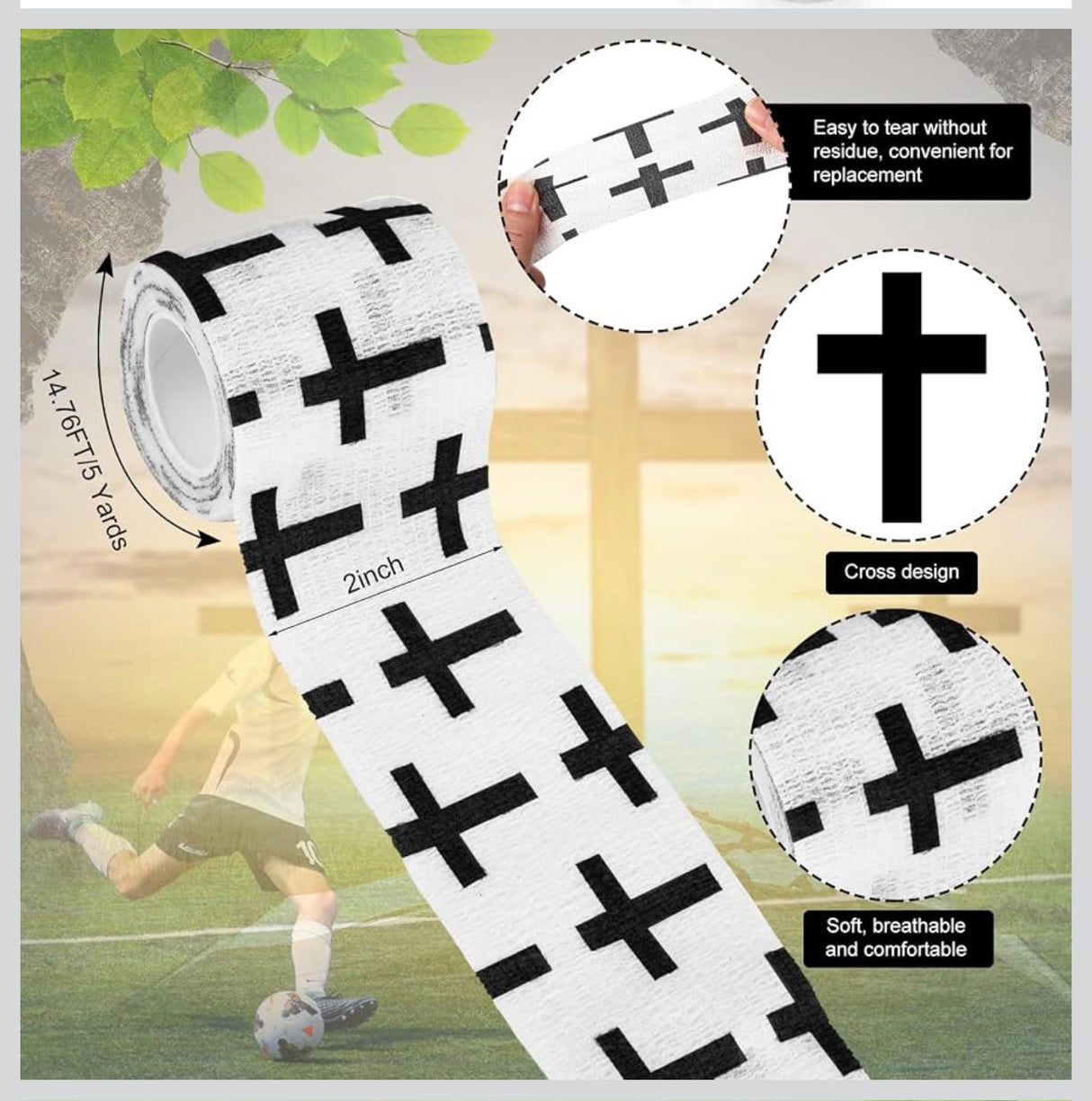 Cross Wrist Tape