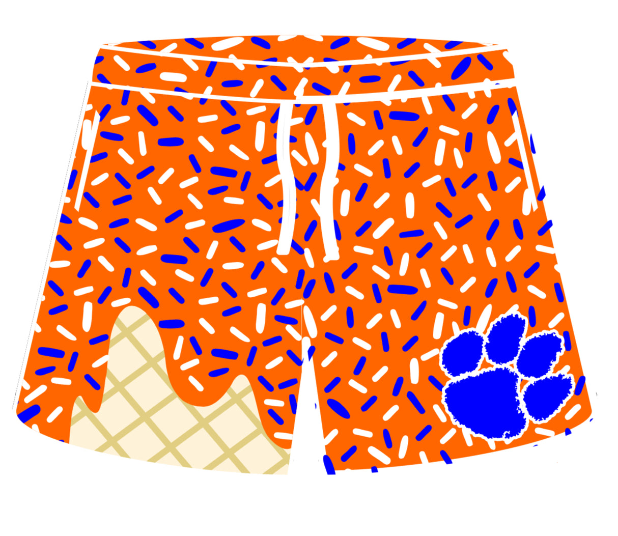 Campbell County Middle School Drip Shorts