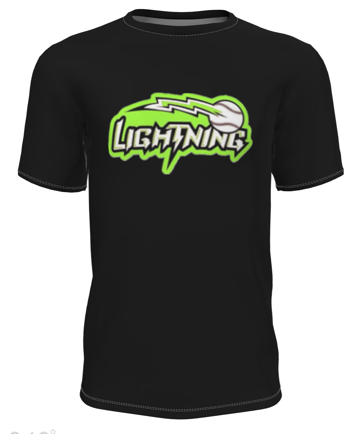 Bower Lightning Champro Short Sleeve Dri-Gear Jersey Style Tee Shirt