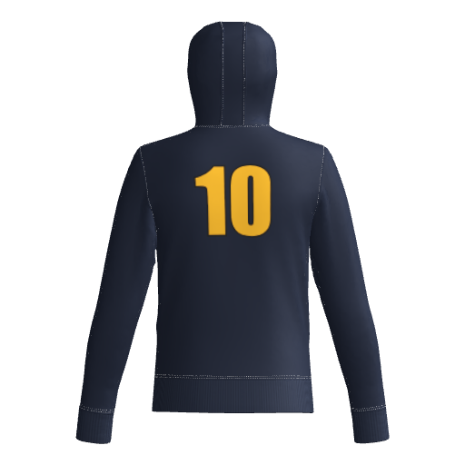 Hoots 60/40 Cotton Blend DTF Fleece Hoodie W/ Number