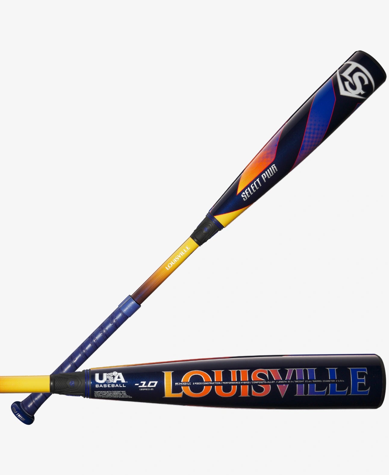 New 2025 Louisville Slugger Select PWR™ (-10) USA Baseball Bat