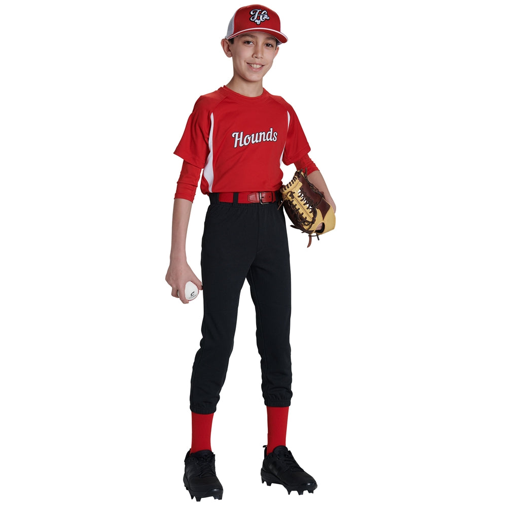 Champro Cycle Pull Up Baseball Pant W/Belt Loops - Grey
