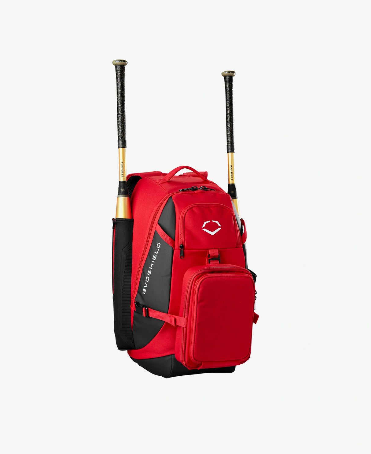 New EvoShield Recruit Backpack with Dugout Cubby - Scarlet
