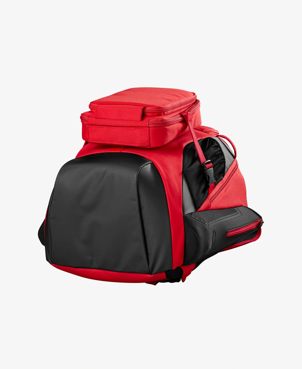 New EvoShield Recruit Backpack with Dugout Cubby - Scarlet