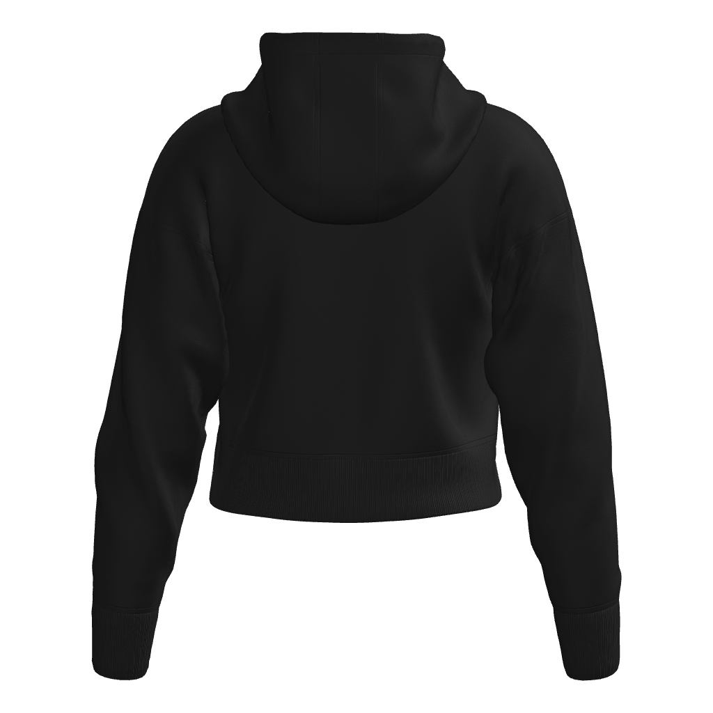 Hustlin' Hounds Women's Fleece Crop Hoodie