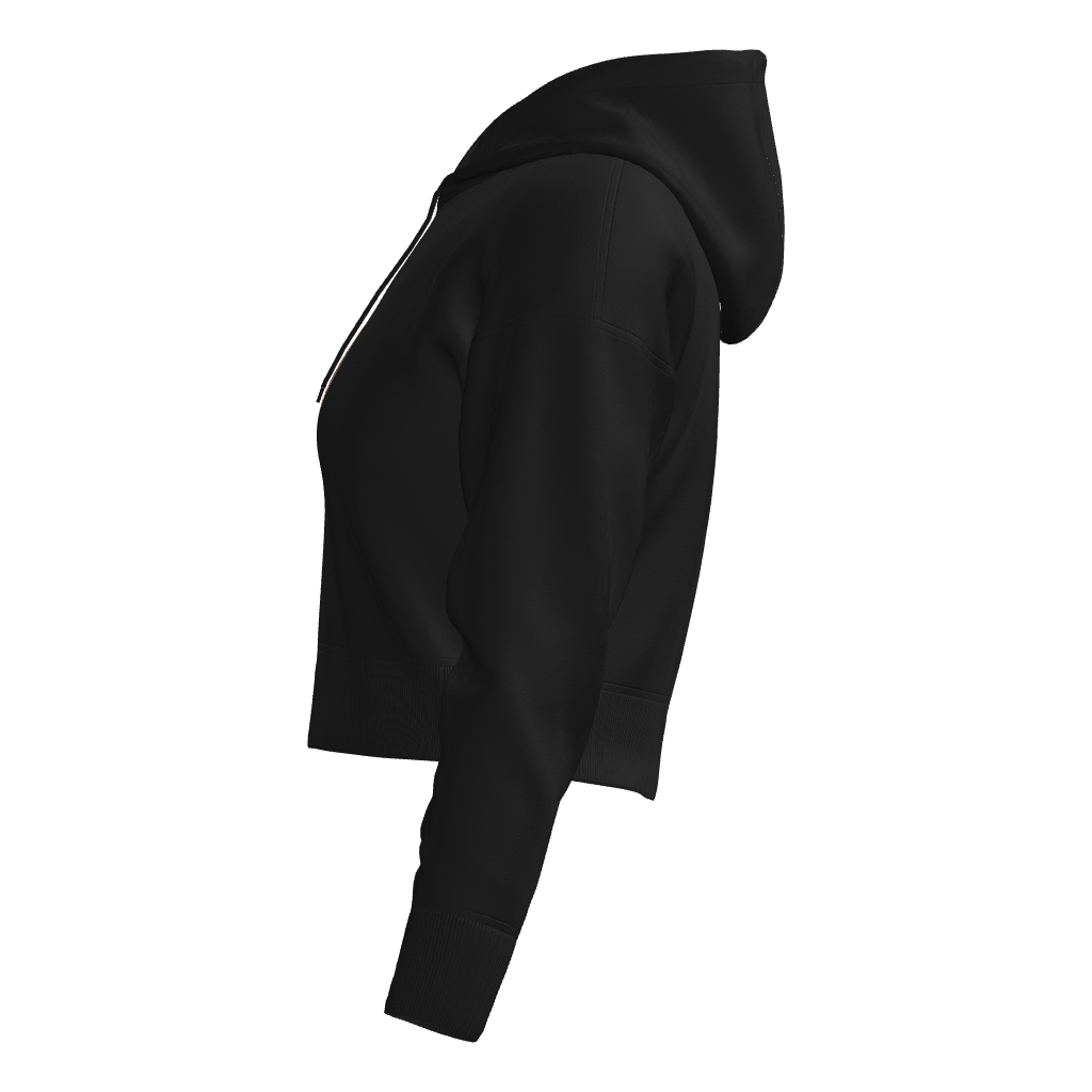 Hustlin' Hounds Women's Fleece Crop Hoodie