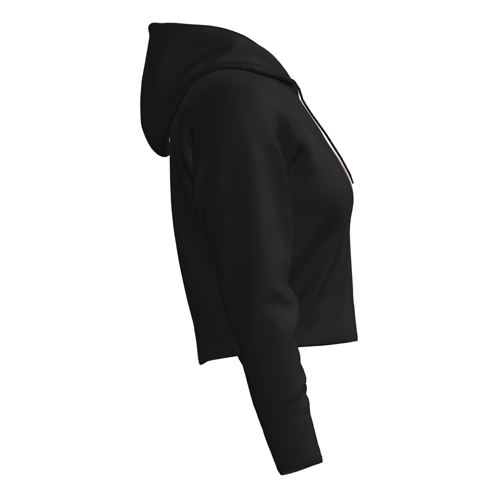 Hustlin' Hounds Women's Fleece Crop Hoodie