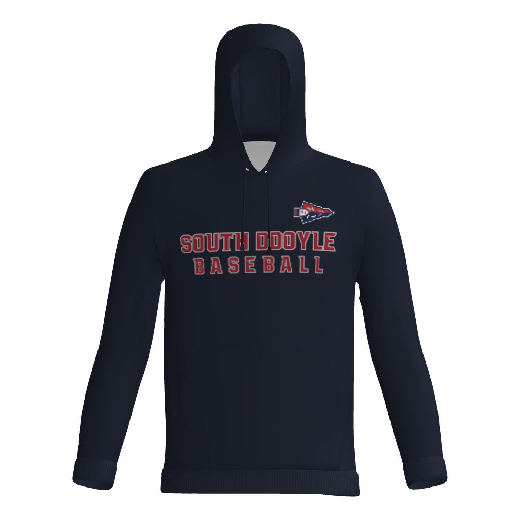 South Doyle Middle Champro Victory 100% Polyester Fleece Player Hoodie - Navy Blue