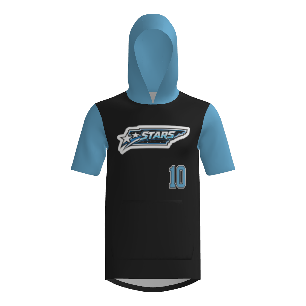 The Stars Short Sleeve Sublimated Player Hoodie