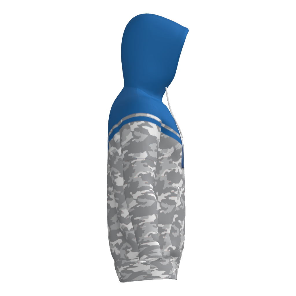 Kinetic Athletix Sublimated Fleece Player Hoodie - Blue/Camo