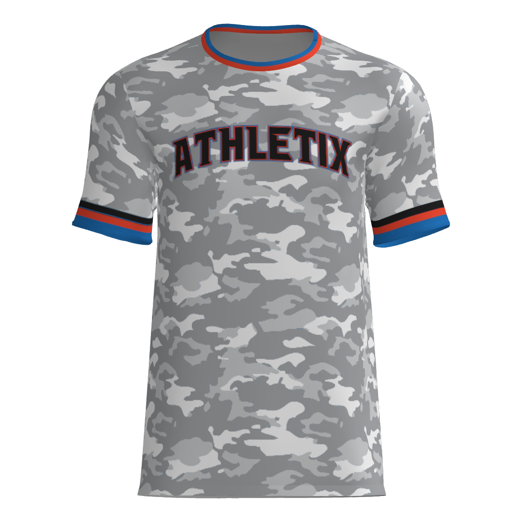Kinetic Athletix Short Sleeve Dri-Gear Sublimated Player Tee Shirt - Camo