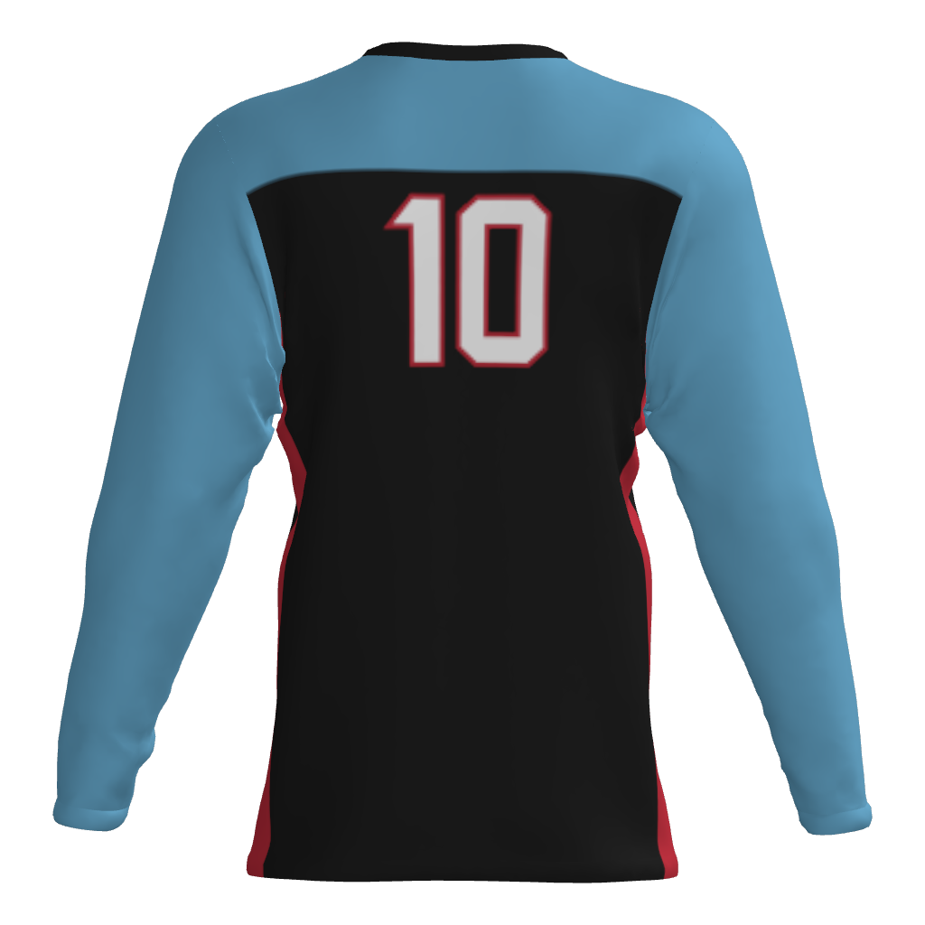 Trash Pandas Player Long Sleeve Dri-Gear Sublimated Tee Shirt