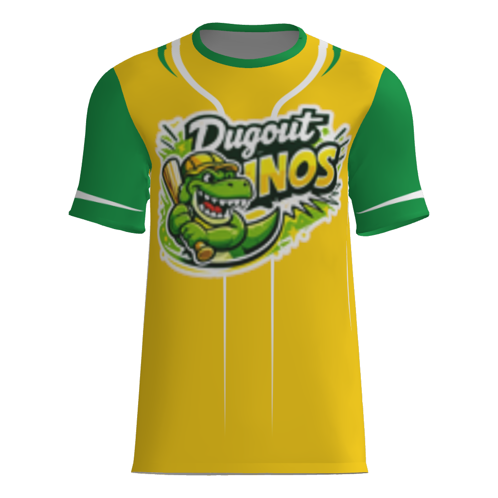 Bower Dugout Dinos Crew Neck Game Jersey