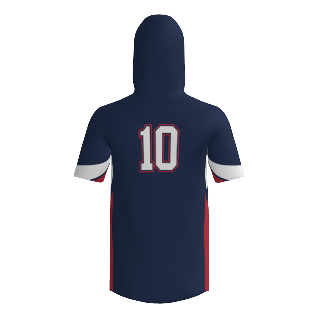 Carter Braves Short Sleeve Sublimated Player Hoodie